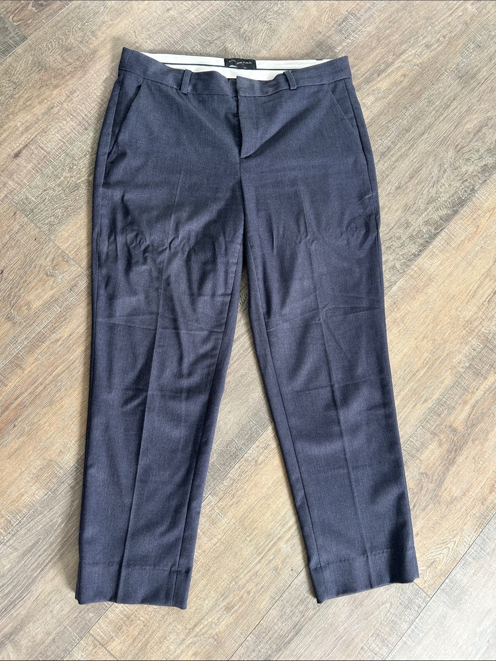 LOFT Straight Leg Pants in Navy